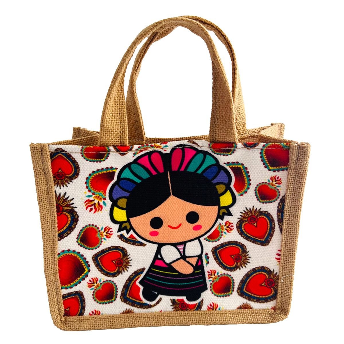 Bolsa Artesanal Yute Chica image number null