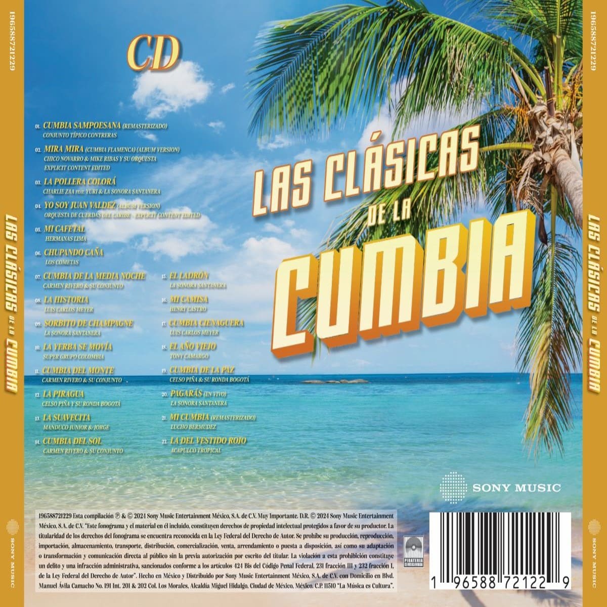 CD Varios - Las Cl&aacute;sicas De La Cumbia image number null