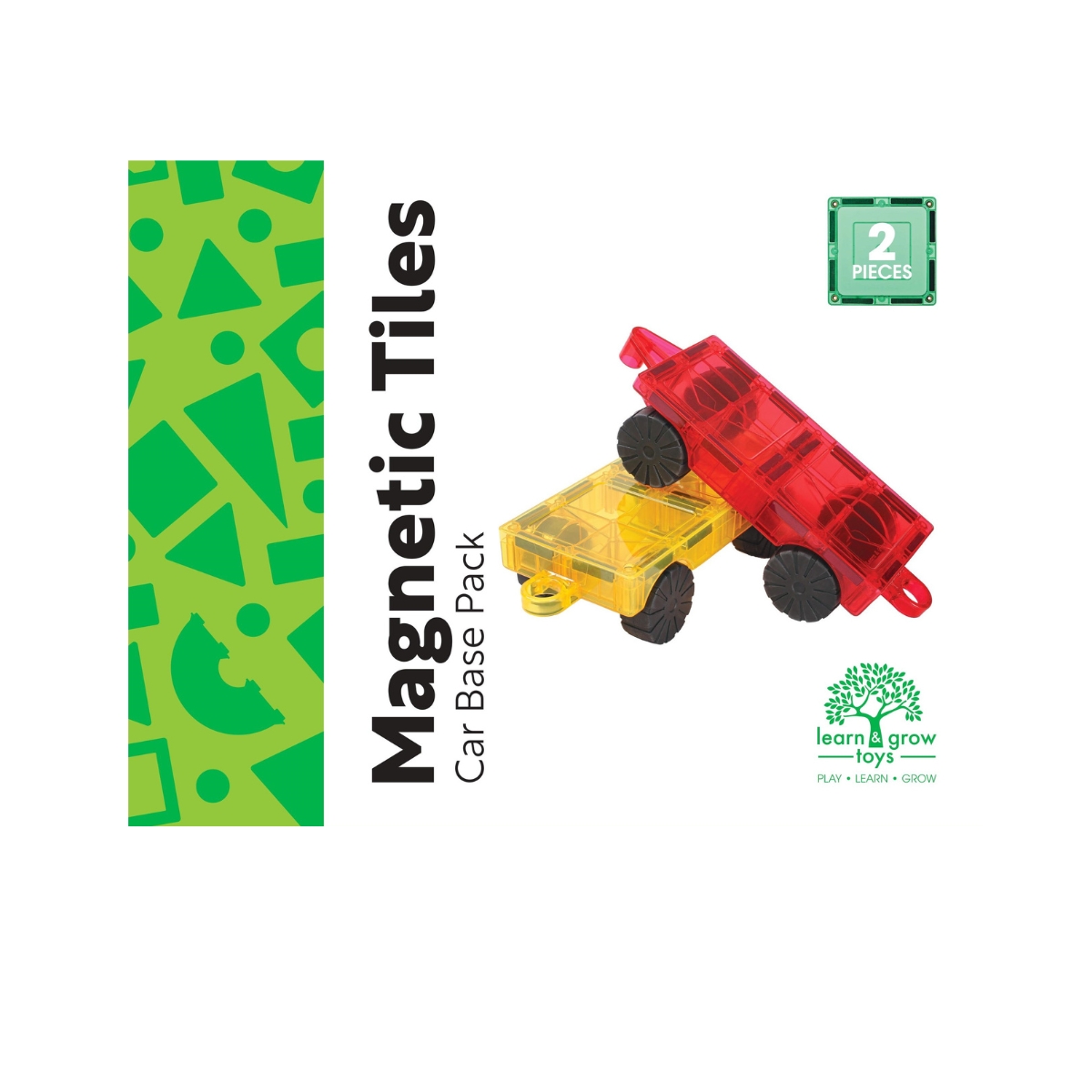 Set Mosaicos Magn&eacute;ticos Base de Carro 2 Piezas Learn & Grow Toys image number null