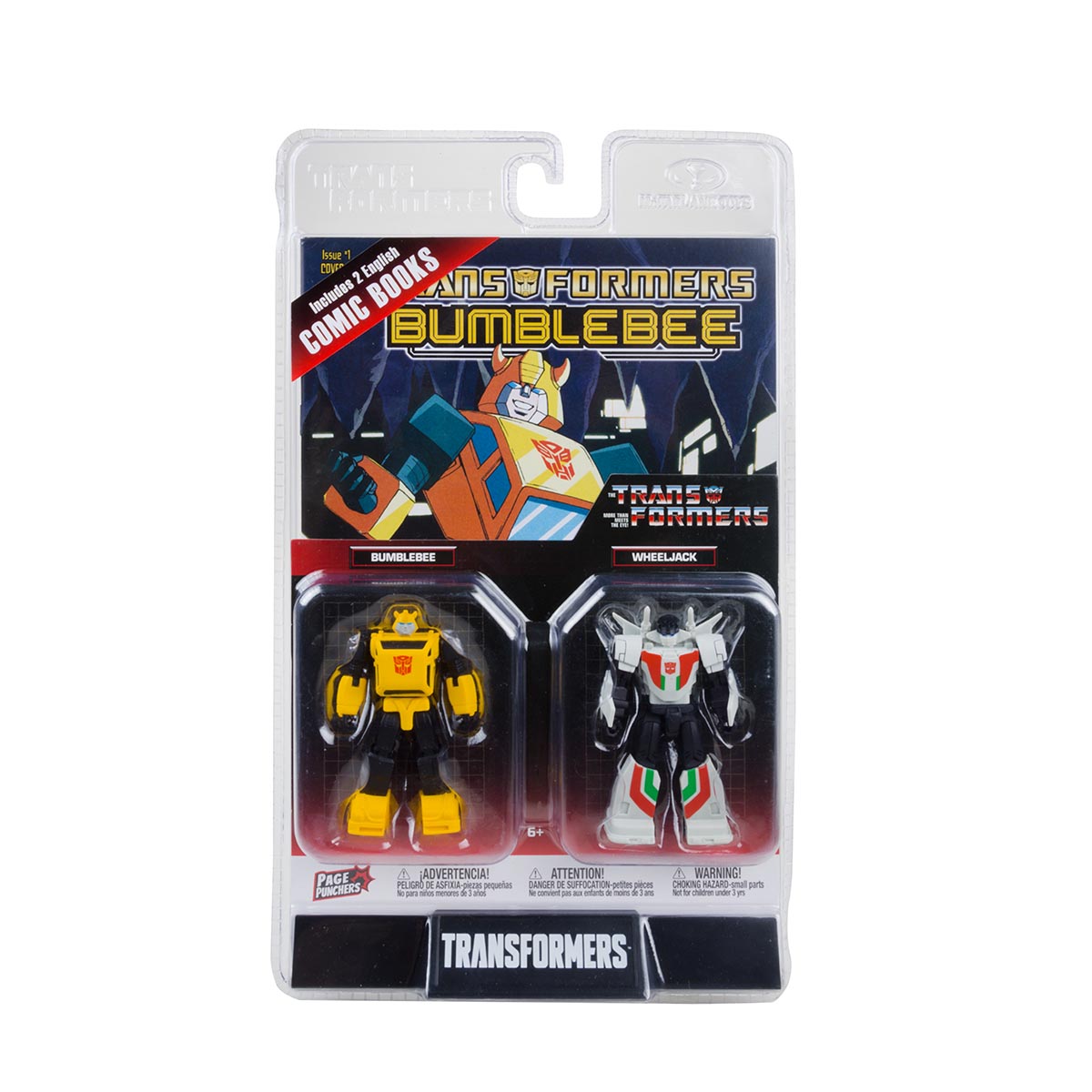 2 Pack Figuras 3 Bumble Bee & Wheeljack (con c&oacute;mic)" image number null