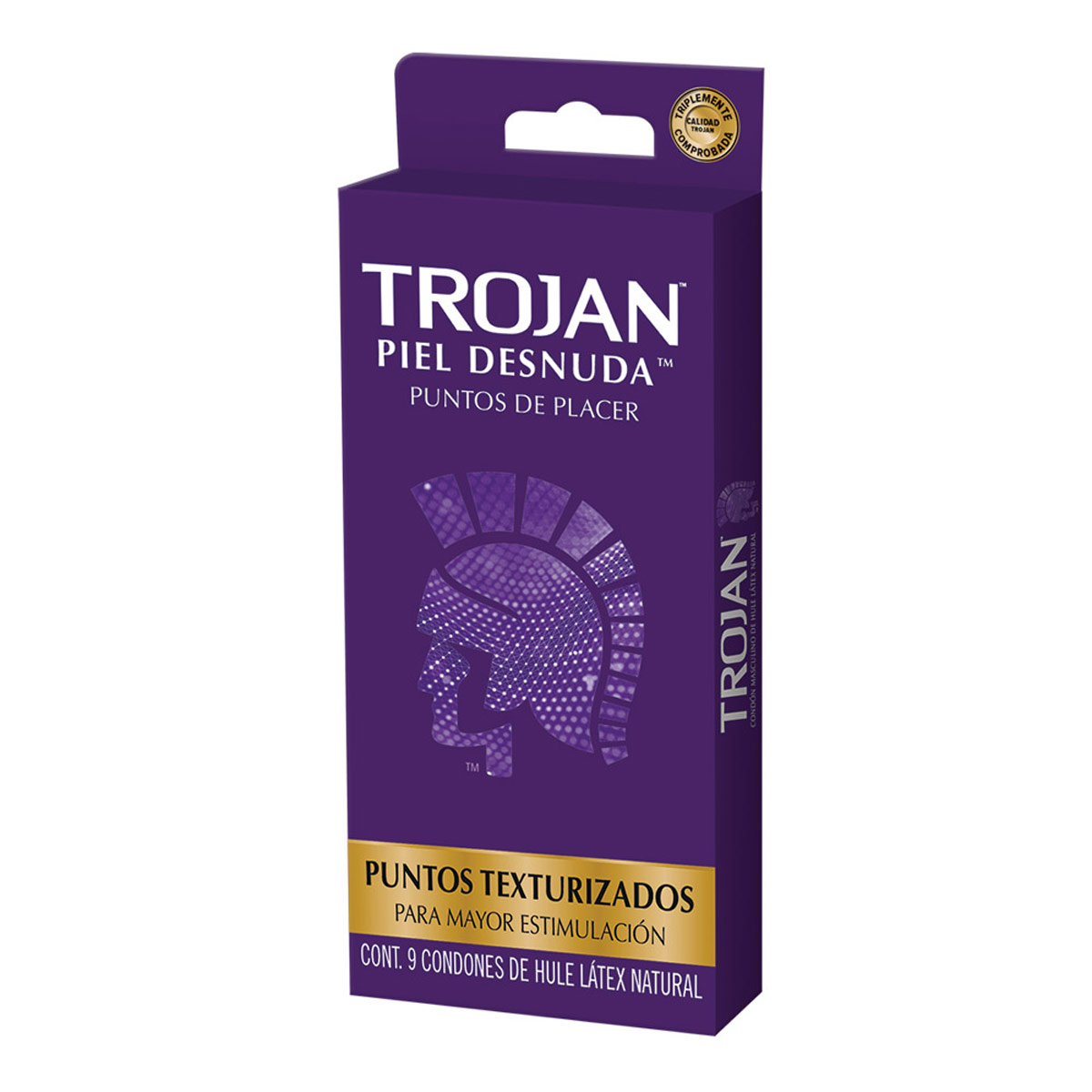 Condones de Latex Ultra Delgados Texturizados Trojan 9 piezas image number null