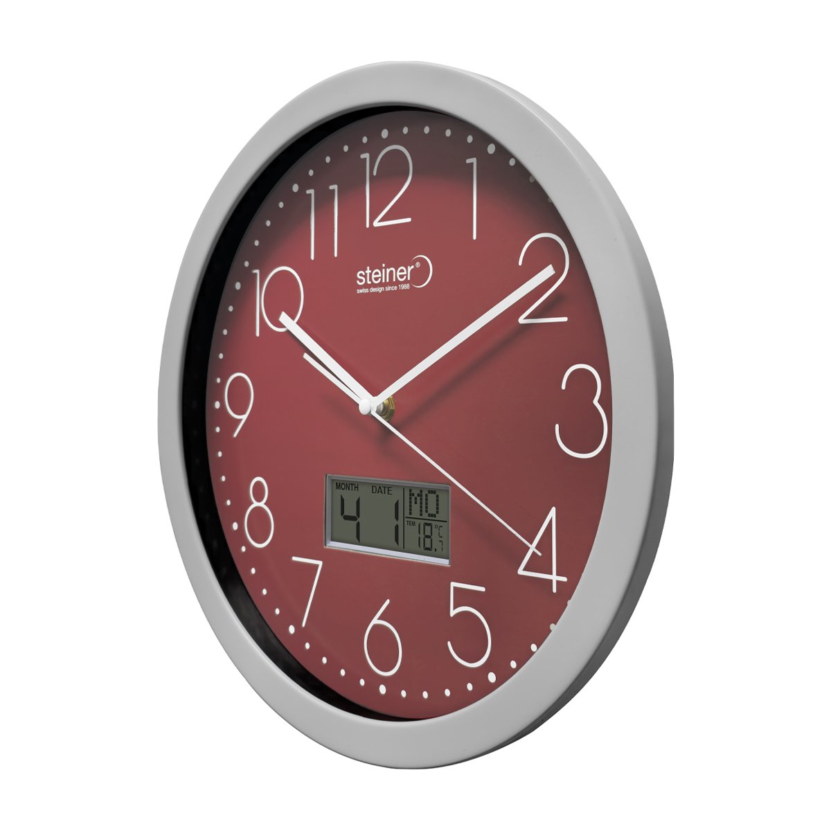 Reloj de Pared Steiner Color Rojo STWA25-7163RD image number null