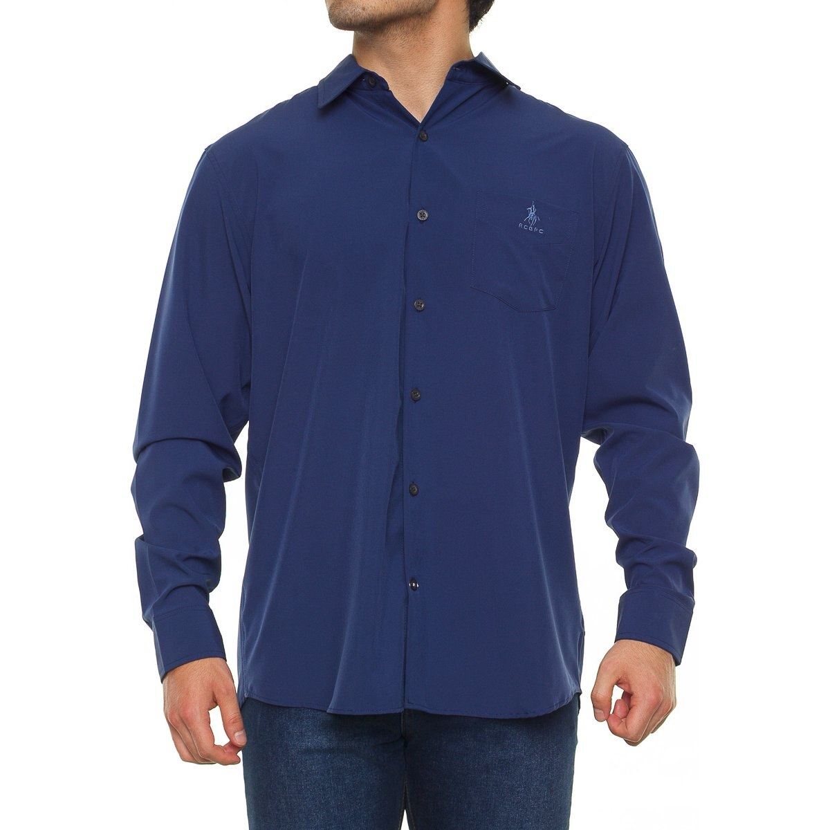 Camisa POLO CLUB Casual Lisa Marino G para hombre image number null