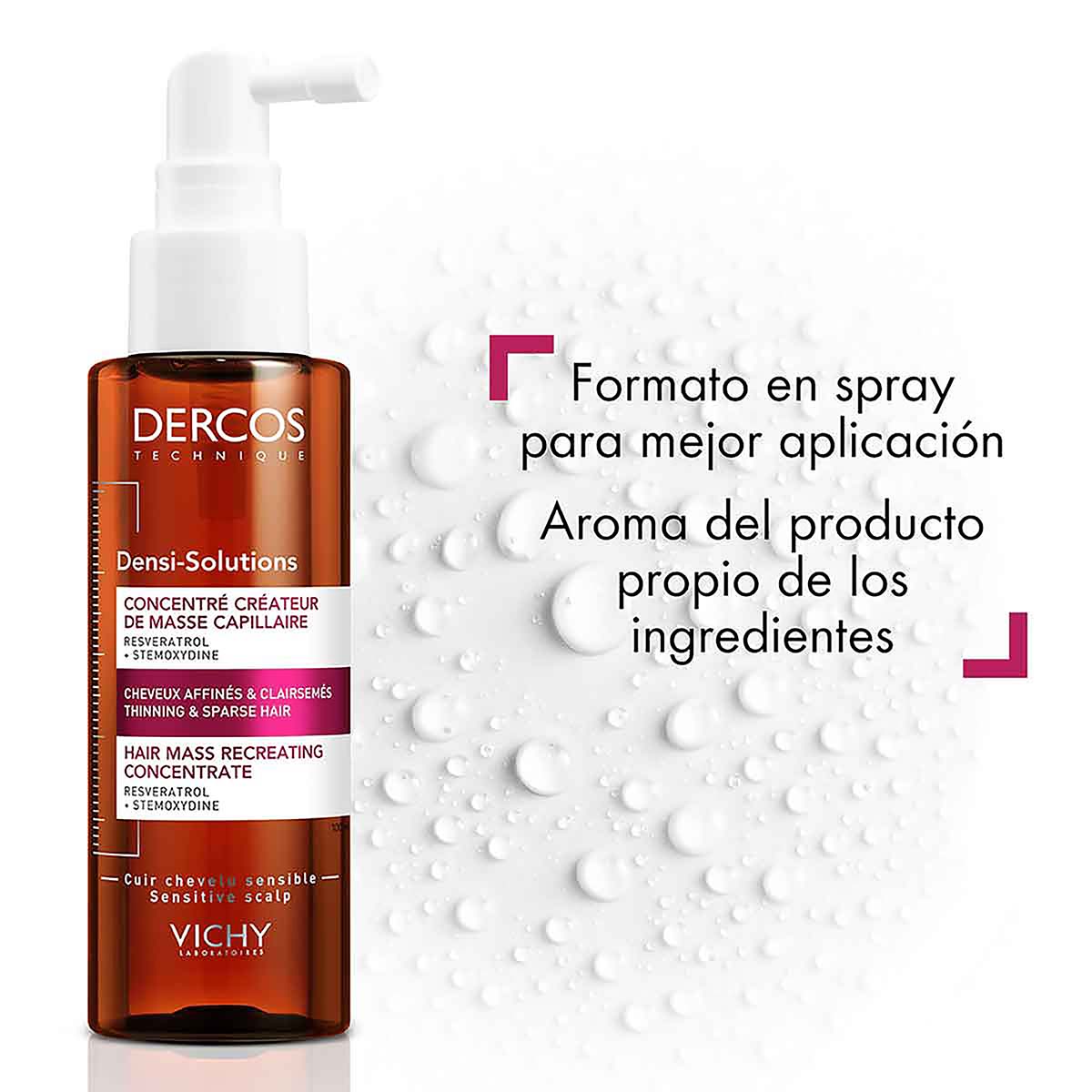 Vichy Dercos Densi-Solutions Loci&oacute;n Tratamiento Capilar 100ml image number null
