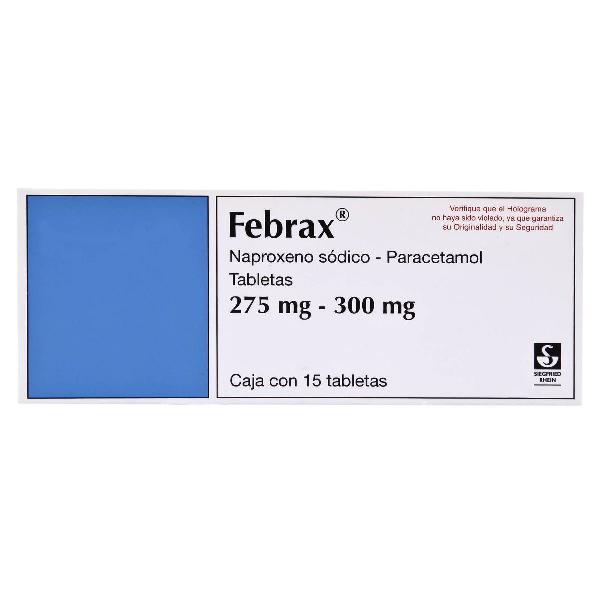 Febrax t 15 275mg/300mg image number null