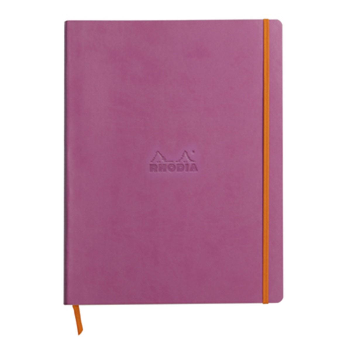 Libreta Rhodia A4 Pasta Suave Rayas Color Lila image number null