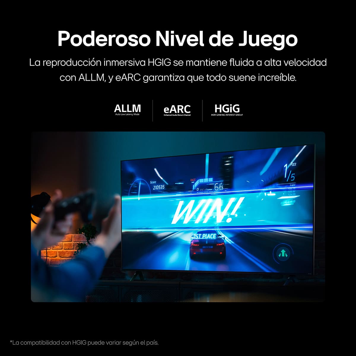 Pantalla LG QNED 55 Pulgadas 4K Smart TV Con Thinq AI 55QNED80TSA image number null
