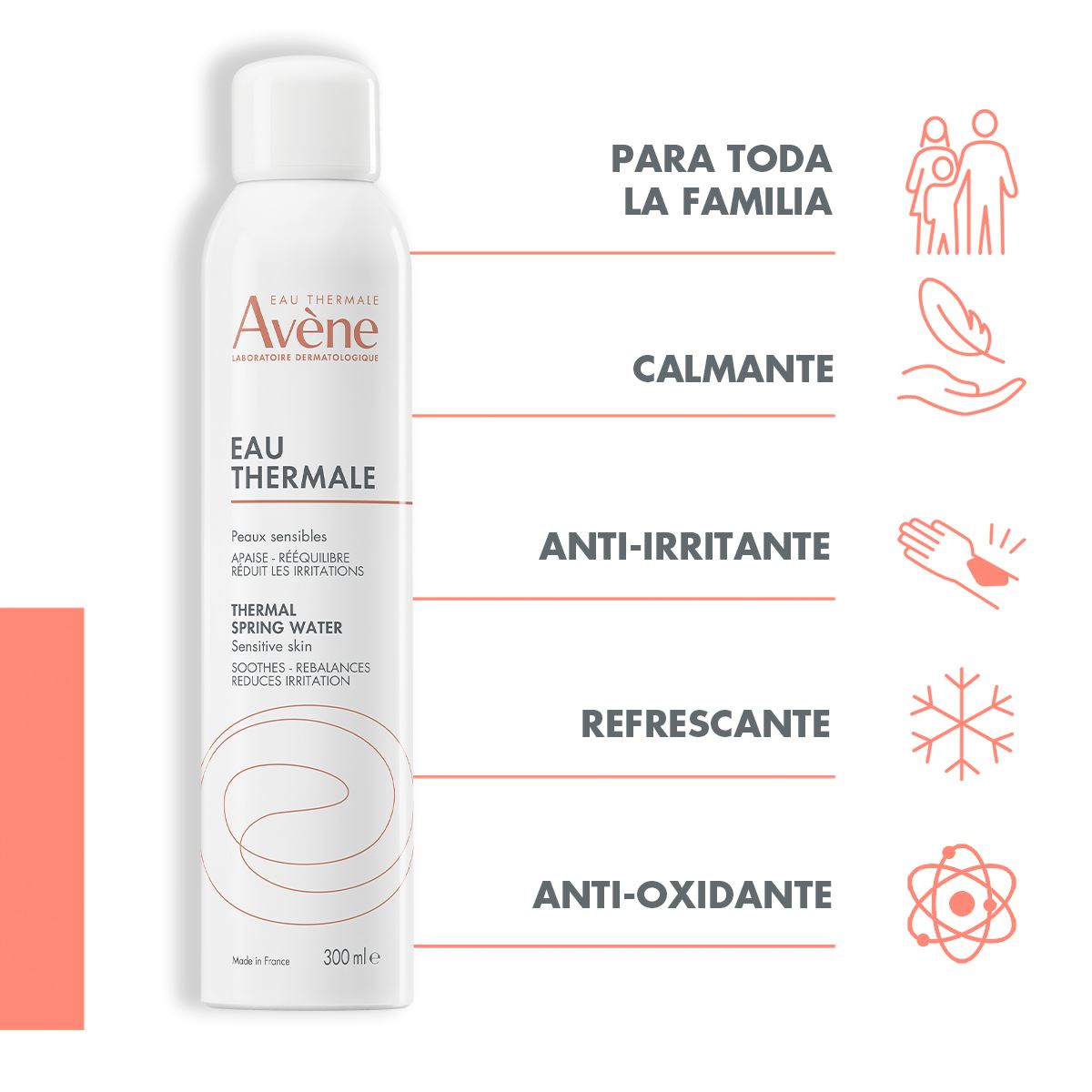 Avene Agua Termal para Piel Sensible 300ml image number null