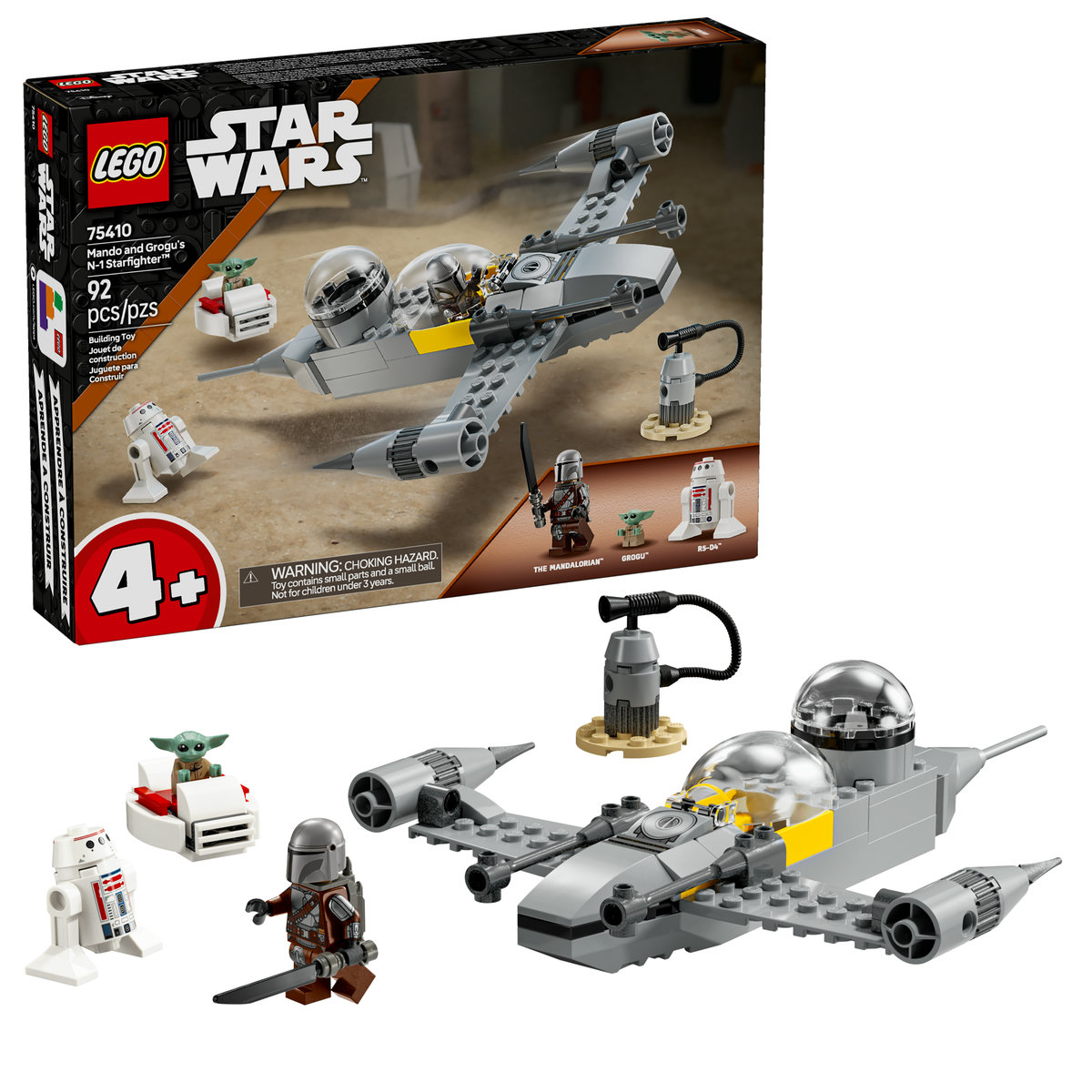 LEGO&reg; Caza Estelar N-1 de Mando y Grogu image number null