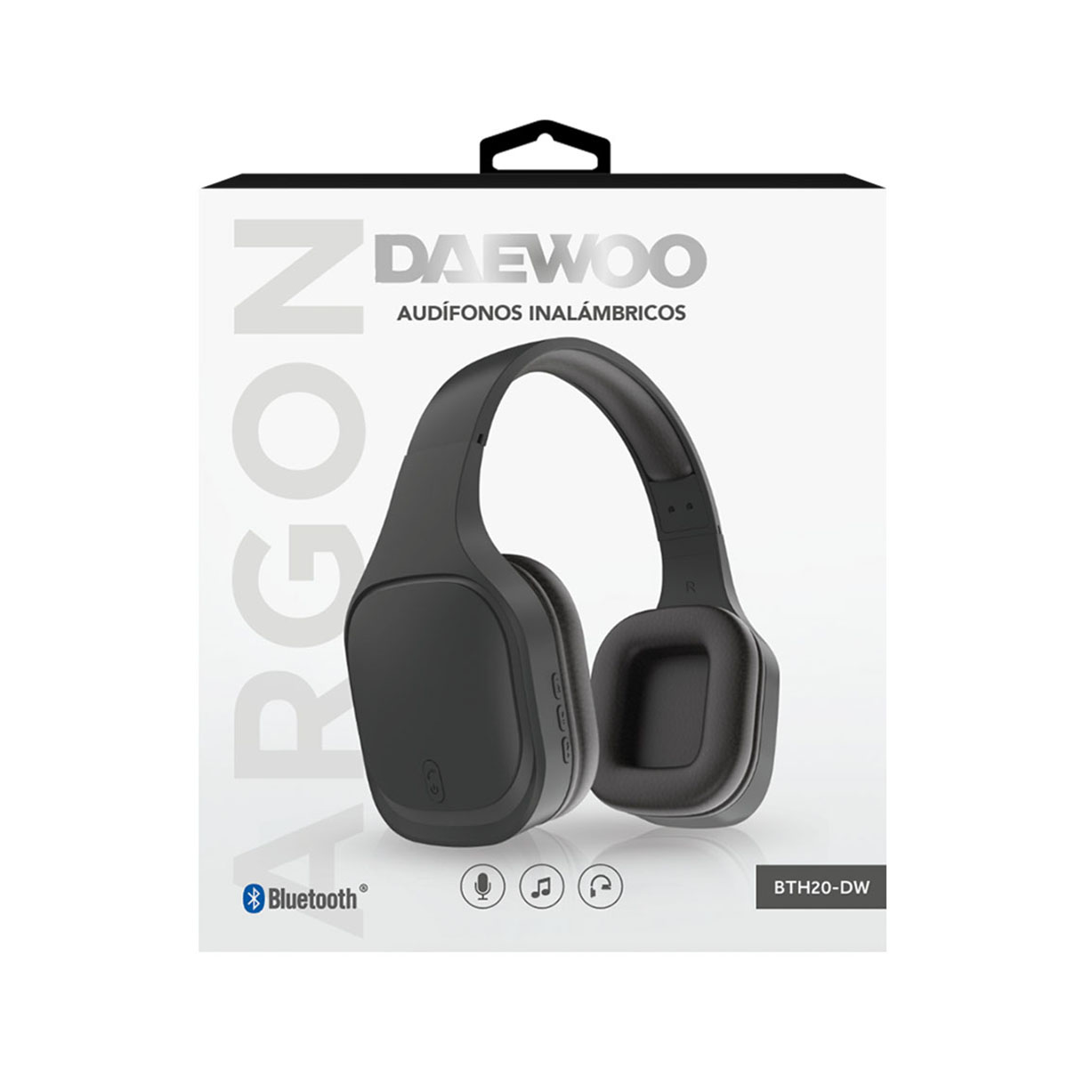 Audífonos Daewoo Argon BTH20-DW Negro image number null