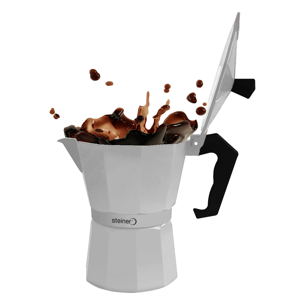Cafetera Plata St1001 Steiner image number null