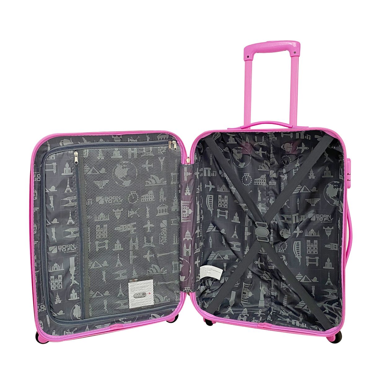 Maleta Badu 24” en Color Rosa PEAKTOUR image number null