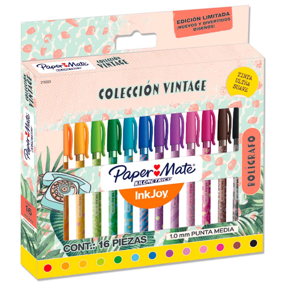 Bol&iacute;grafo kilom&eacute;trico teens 16 piezas image number null
