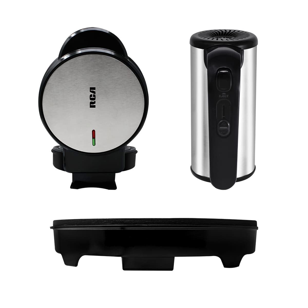 Combo Dulce (Crepera, Mini Waflera y Batidora) Negro RC-CD RCA image number null