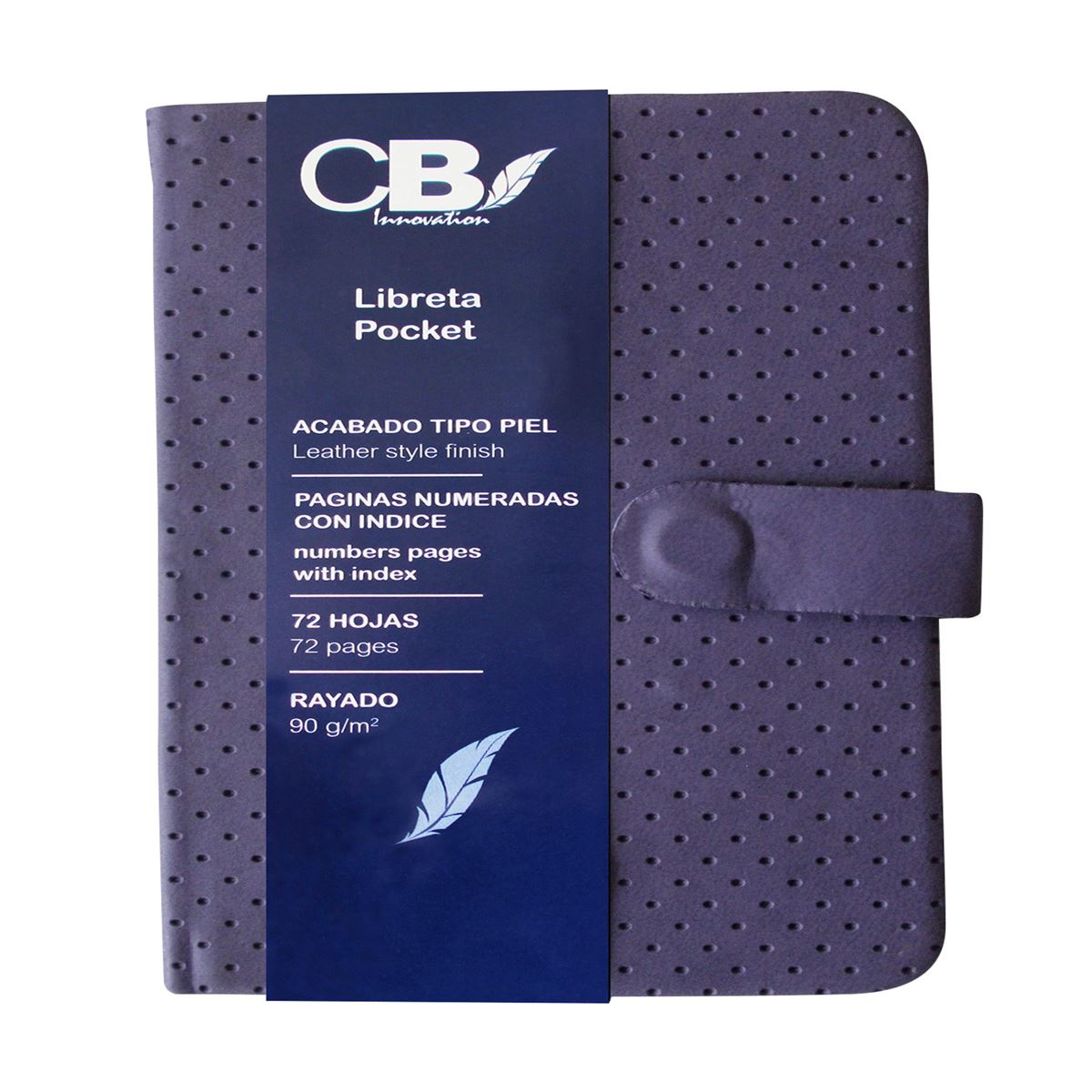 Libreta Esquela Curpiel Texturizado Puntos Colores CBI image number null