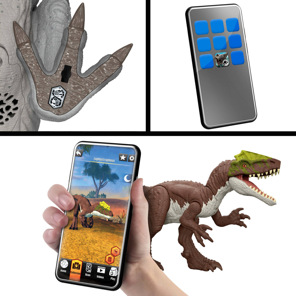 Jurassic World Dinosaurio Rebirth Villano Con Sonido image number null