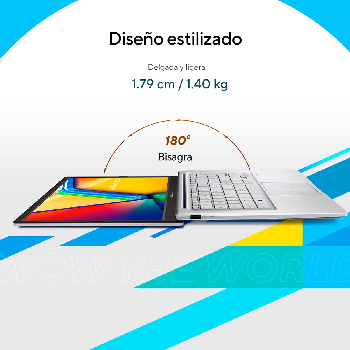 Laptop ASUS VivoBook X1404ZA-NK003W Ci5 1235U 8G 512G Plata image number null
