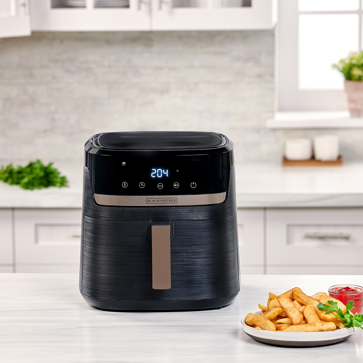 Black + Decker PURIFRY Freidora de Aire de 8L image number null