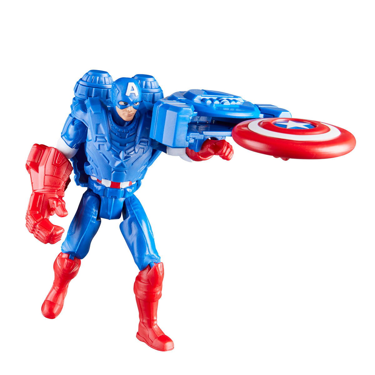 Figura de acci&oacute;n Marvel Epic Hero Capit&aacute;n Am&eacute;rica con Equipo Batalla image number null