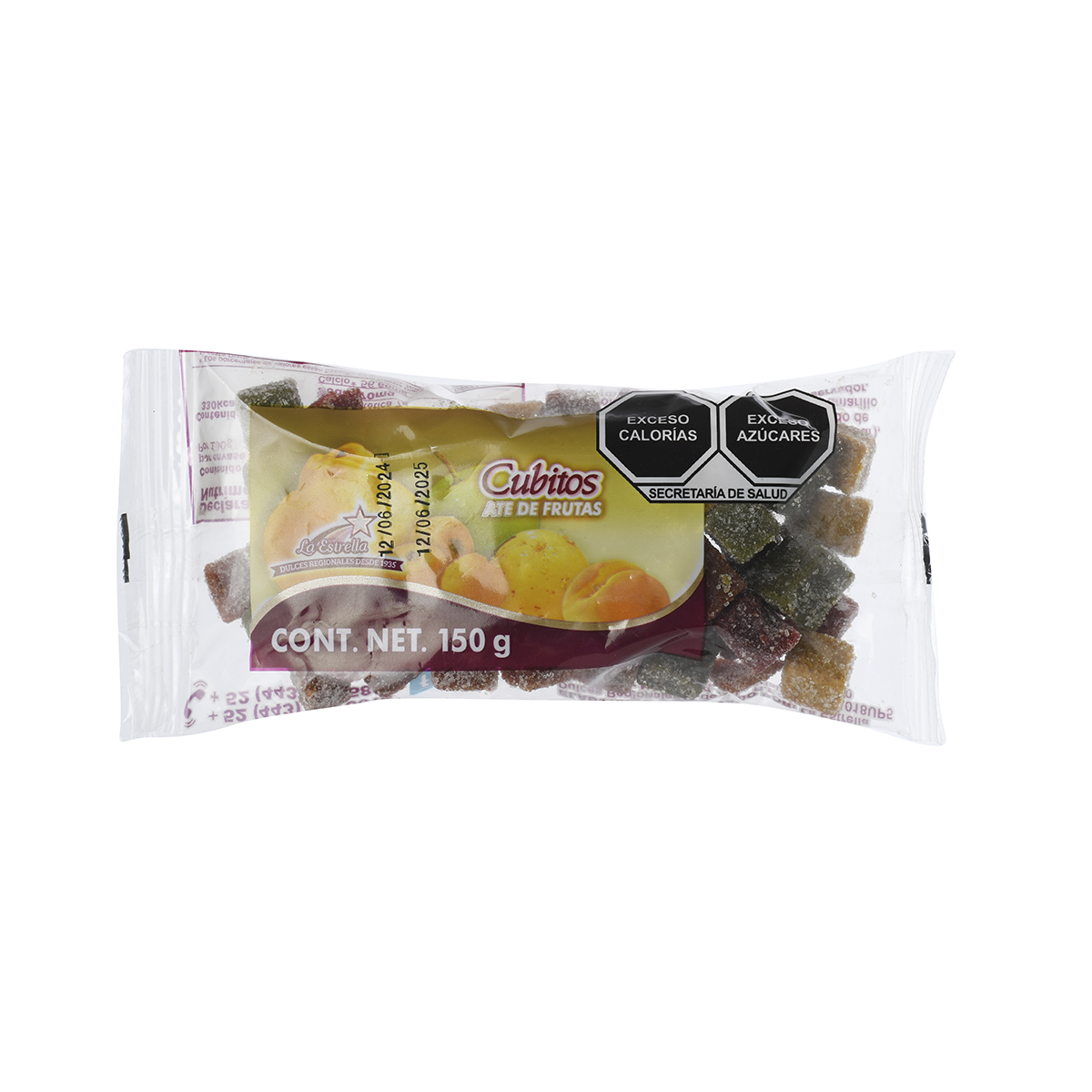 Ate de Frutas en Cubitos Paquete 150 g La Estrella image number null