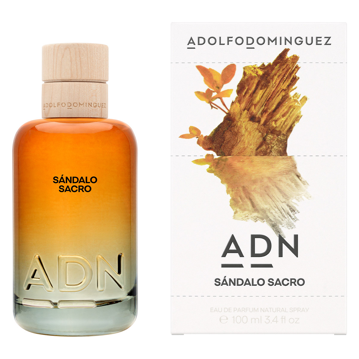 Eau de Parfum Adolfo Domínguez ADN Sándalo Sacro 100 ml Unisex image number null