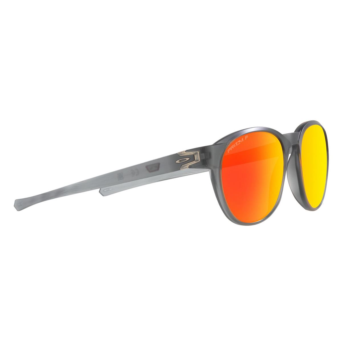 Lente solar Oakley Reedmace Prizm modelo 0OO9126 polarizado color rojo en nylon color gris image number null