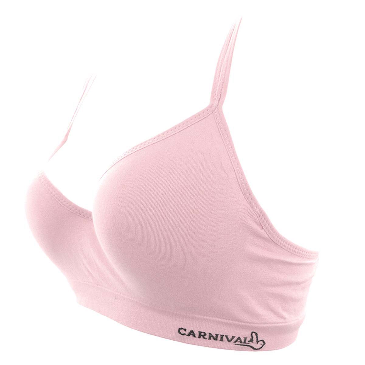 Brassiere Carnival Deportivo con varilla modelo 23780 talla 38B color rosa dama image number null