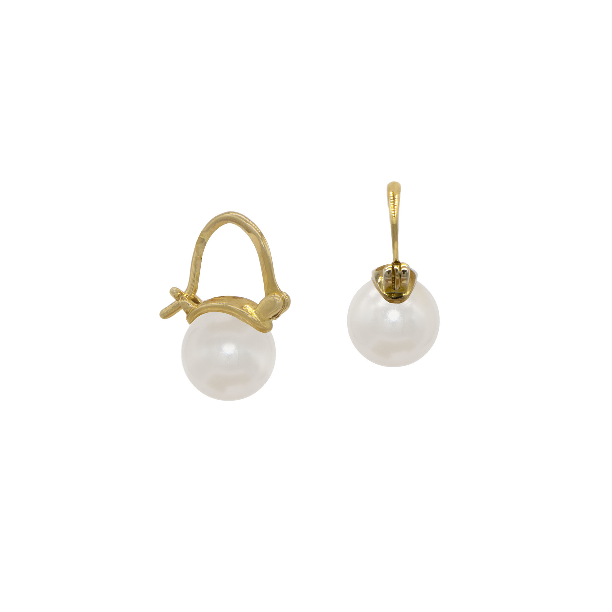 Aretes Perla de Cristal Carre image number null