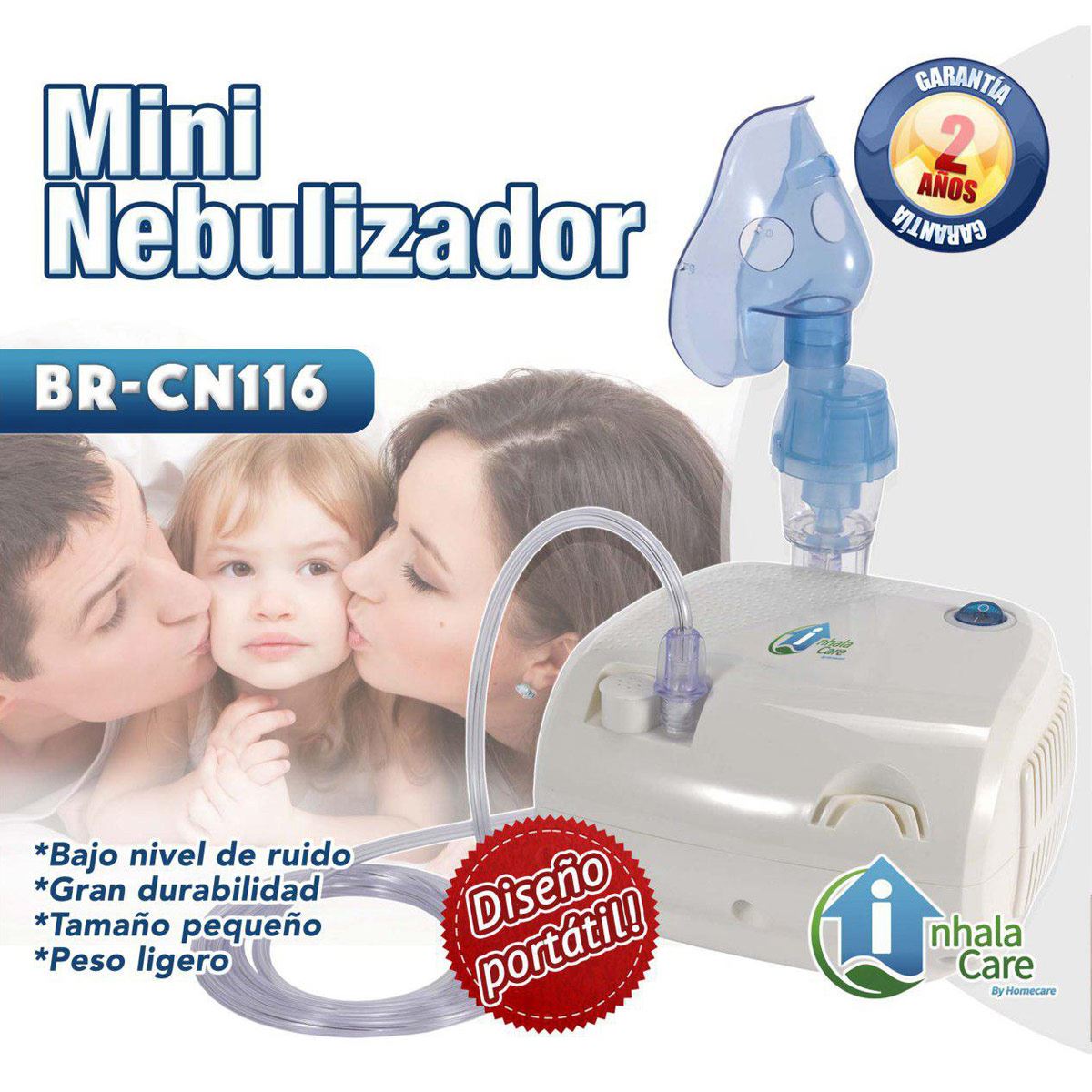 Mini nebulizador Inhalacare image number null