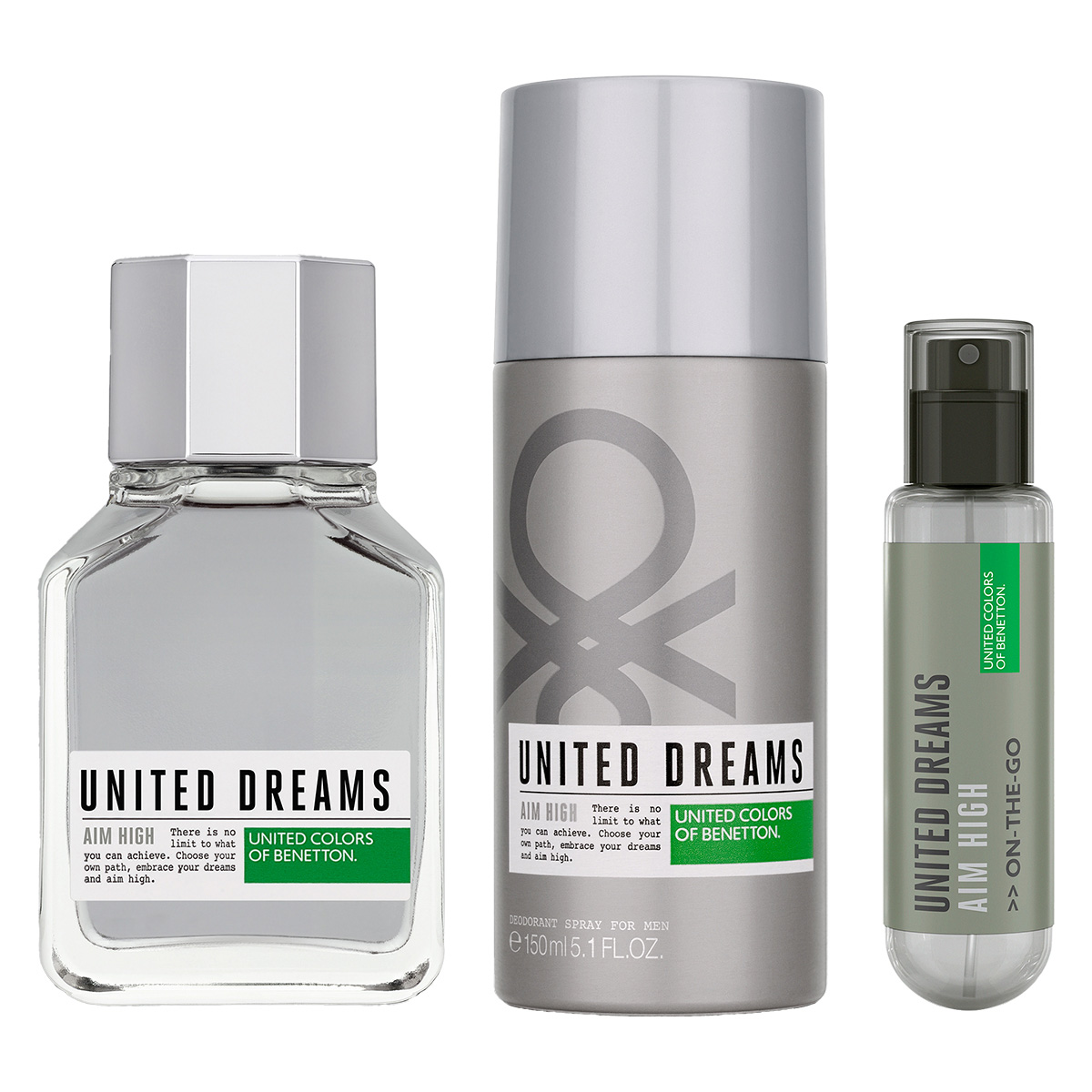 Fragancia Benetton United Dreams Aim High Set para Hombre image number null