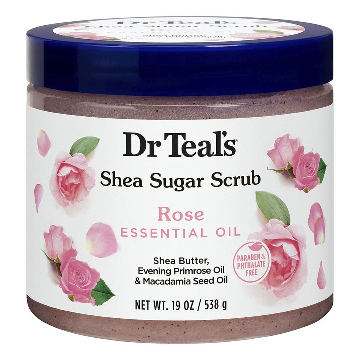 Exfoliante Corporal Rose Dr Teals 538g image number null