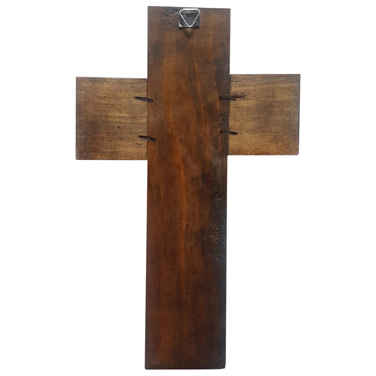 Cruz madera Viejo Arte con talavera medida 5x5 image number null