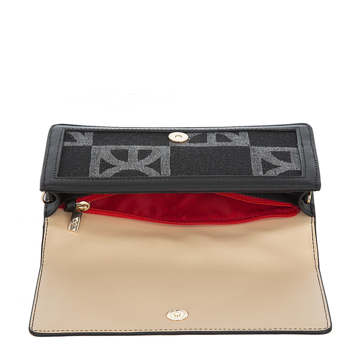 Billetera Flap Cloe Color Negro para Mujer image number null