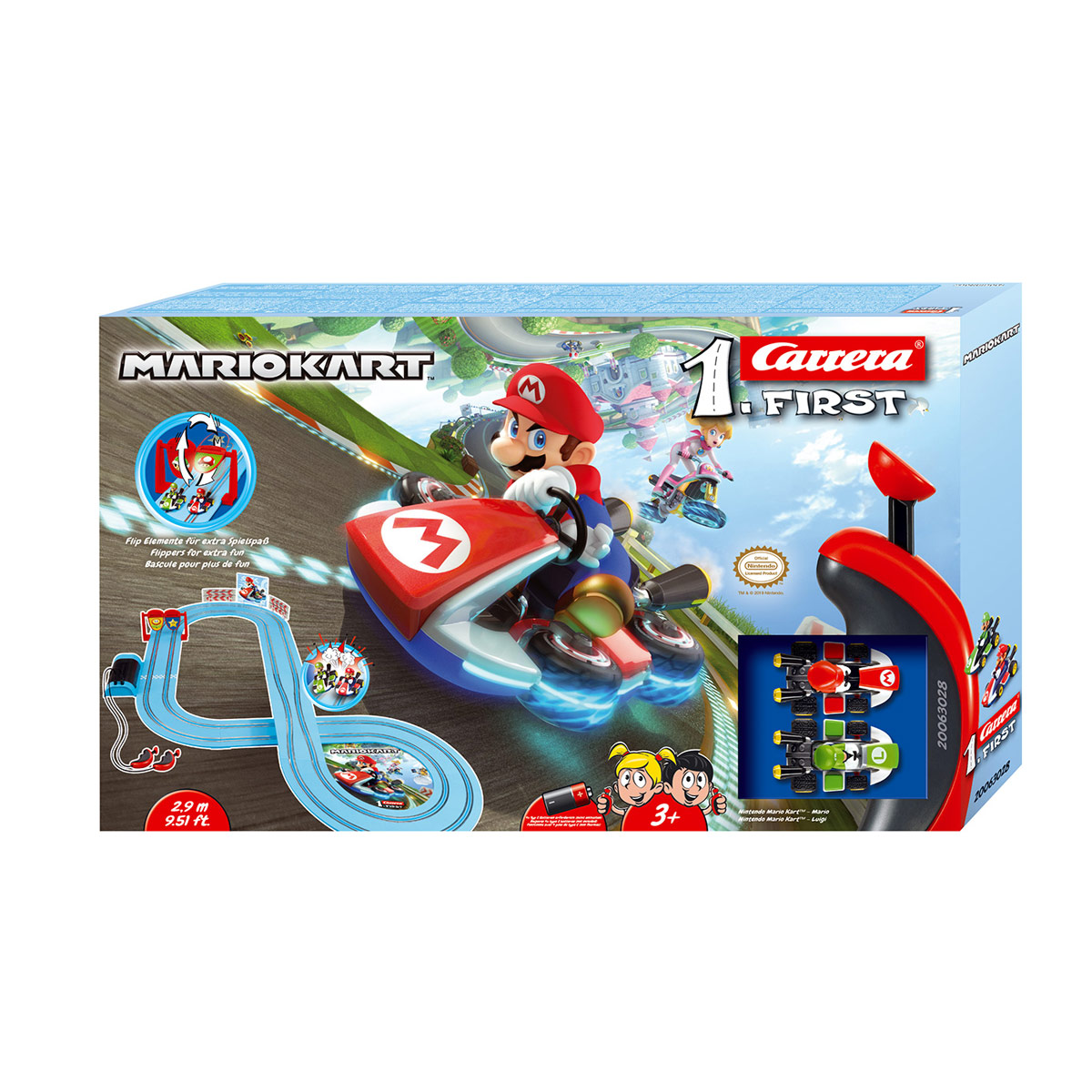 Primera Pista de Carreras Mario Kart - Mario vs. Luigi image number null