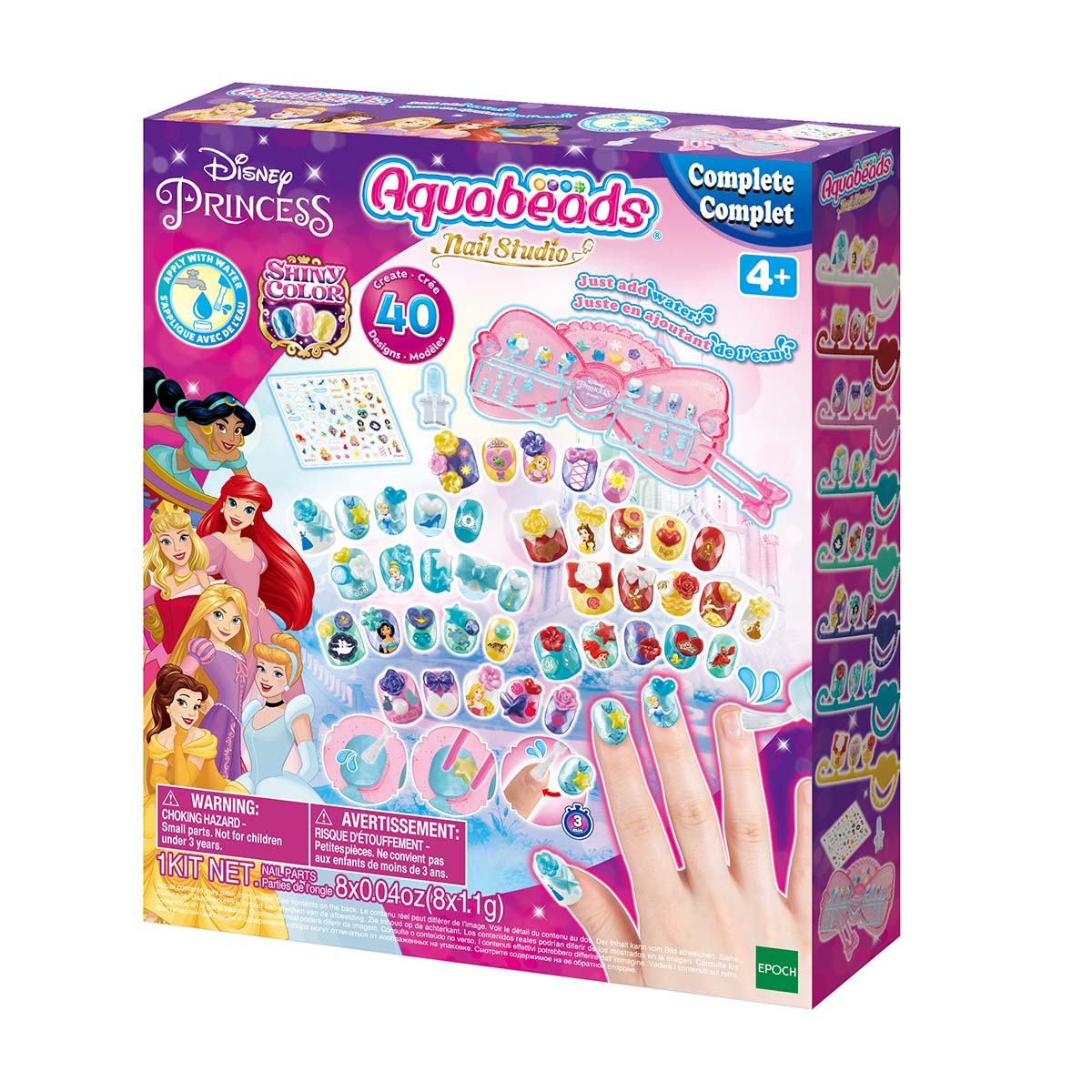 Set Estudio de U&ntilde;as Princesas Disney AQUABEADS image number null