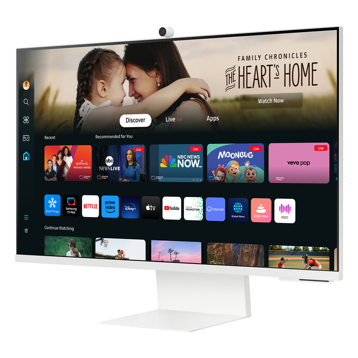 Monitor Inteligente Samsung  32 Pulgadas 4K Con Cámara LS32DM801ULXZX image number null