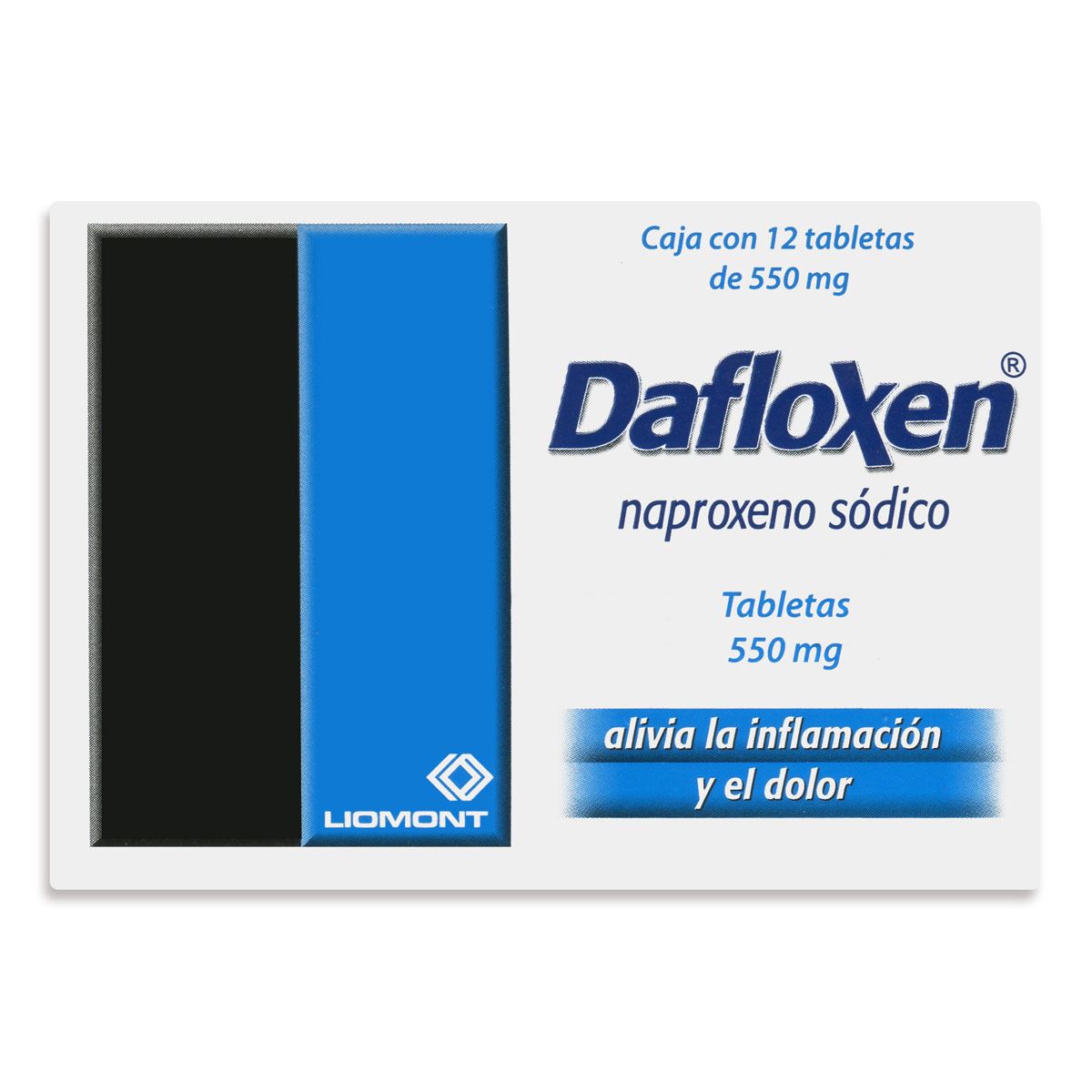 Dafloxen 550 Mg Tab 12 image number null