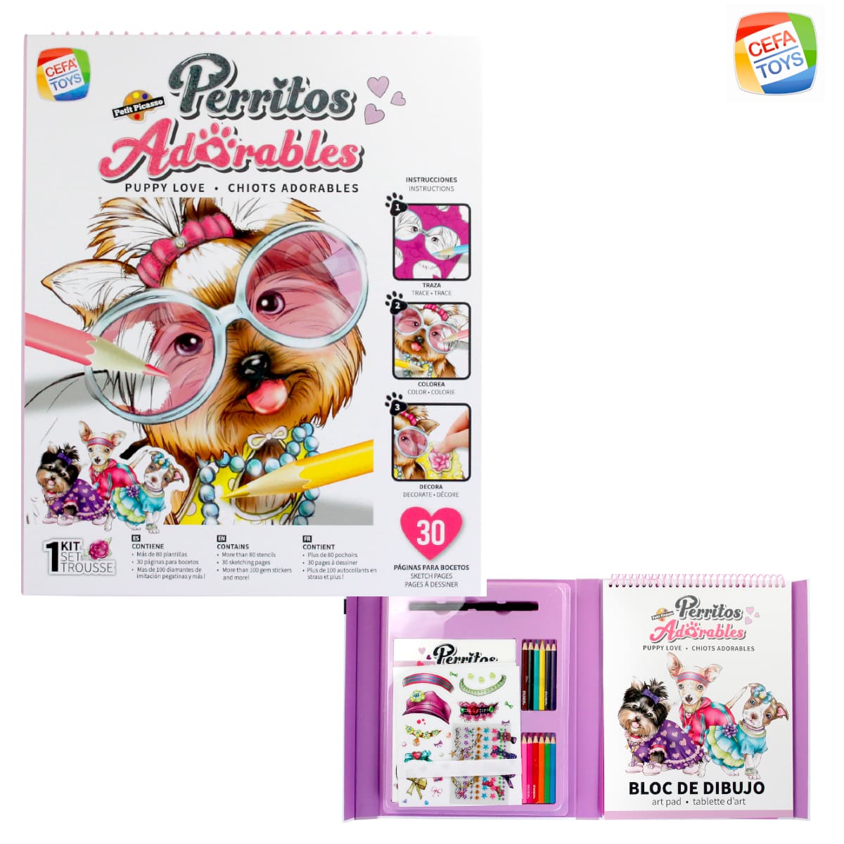 Perritos Adorables  Petit Picasso Cefa Toys image number null