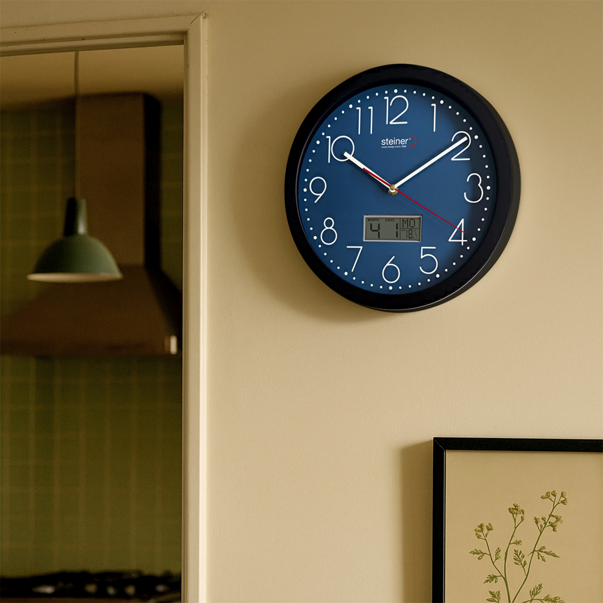 Reloj de Pared Steiner Color Azul STWA25-7163BL image number null