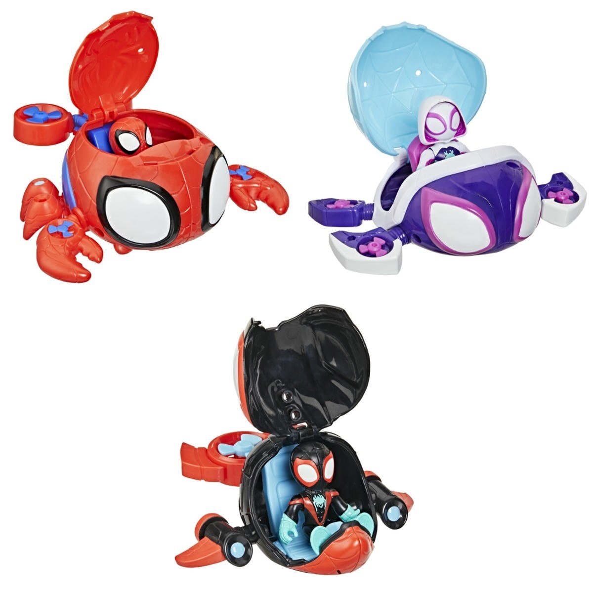 Set Spidey and his Amazing Friends Water-Webs Figuras y Veh&iacute;culos Cambio de Color Surtido image number null