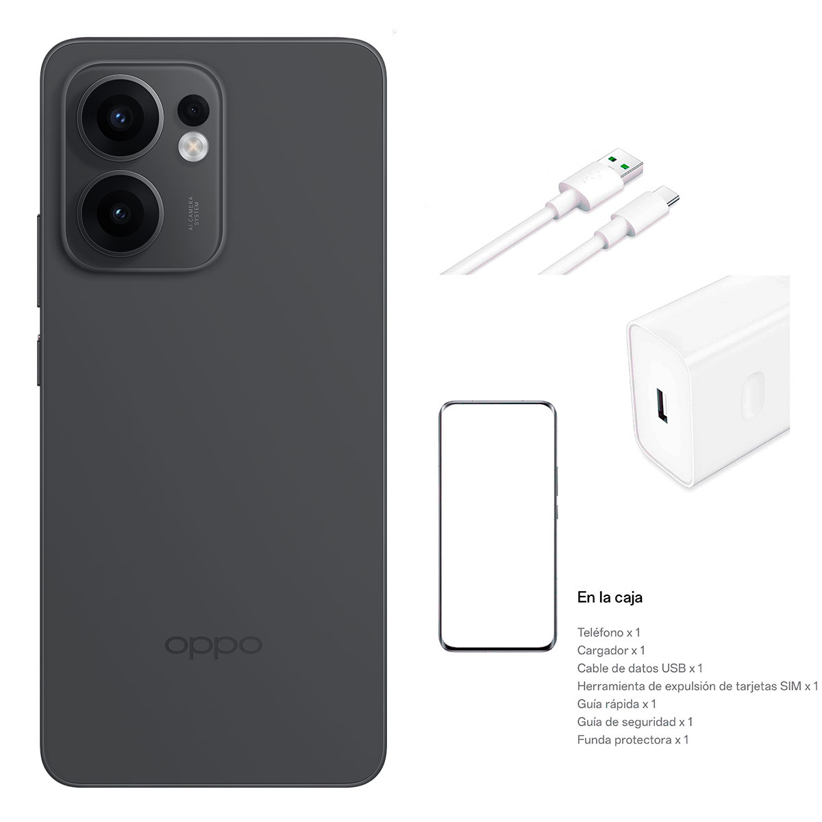OPPO Reno13F 5G 256GB Gris Telcel R7 image number null