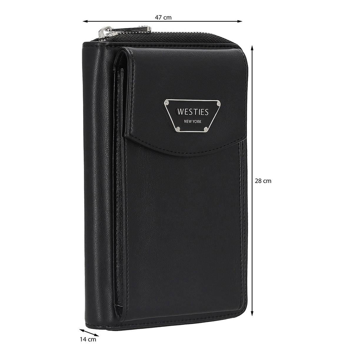 Cartera Wallet Westies Negro para Mujer image number null