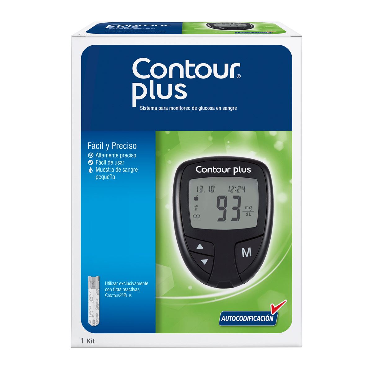 Kit Medidor de Glusoca Contour Plus image number null