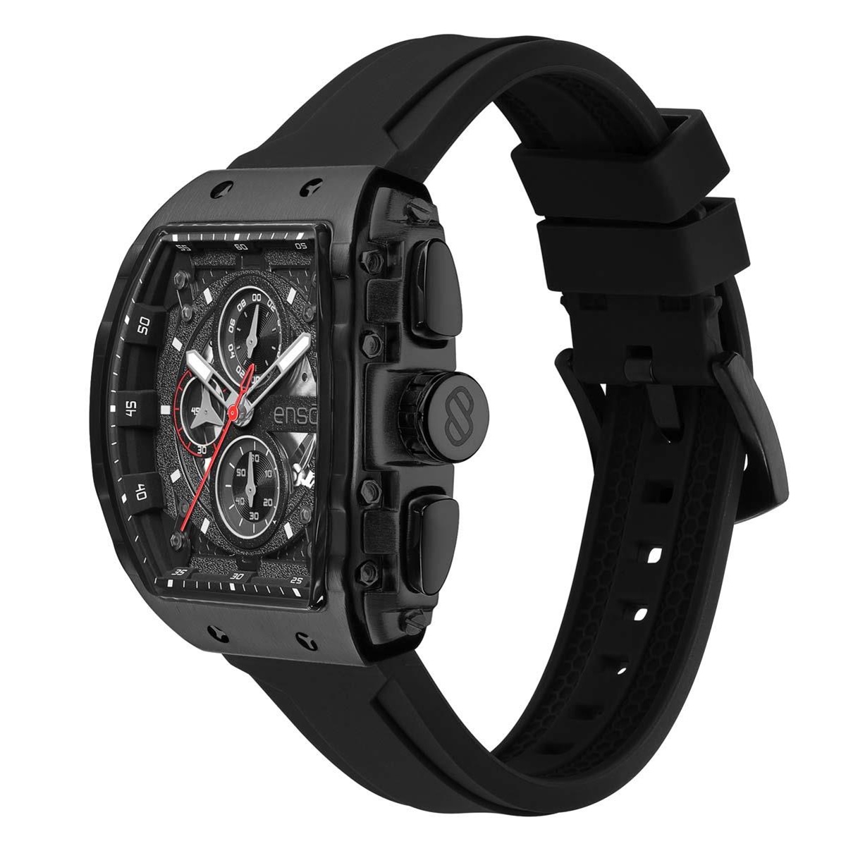 Reloj De Pulso Enso Negro Para Caballero image number null