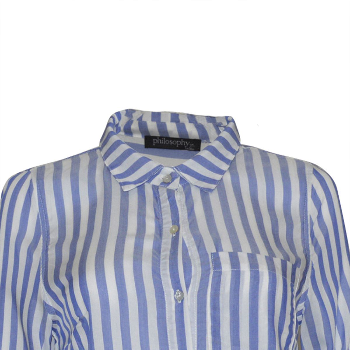 Blusa estampada con bolsillos para mujer Philosophy talla Mediana image number null