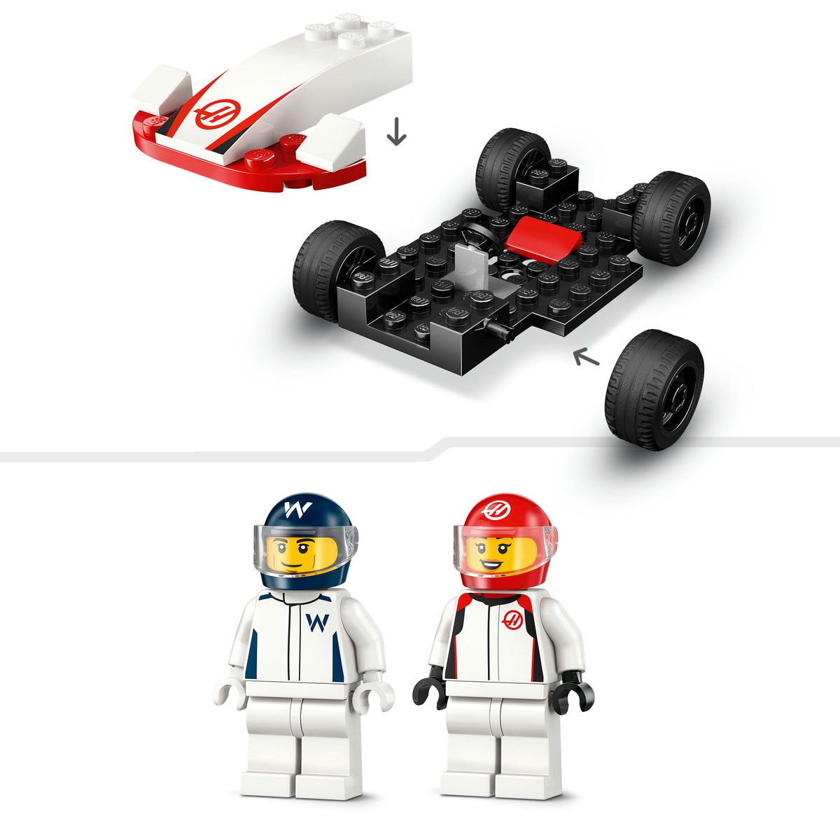 LEGO&reg; F1 Williams Racing & Autos de Carrera Haas F1 image number null
