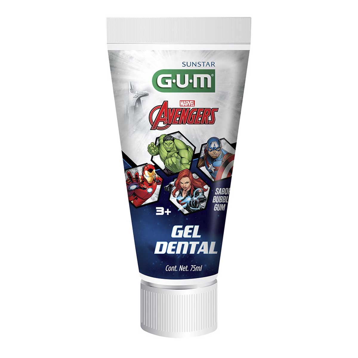 Gel Dental Avengers 75ml GUM image number null