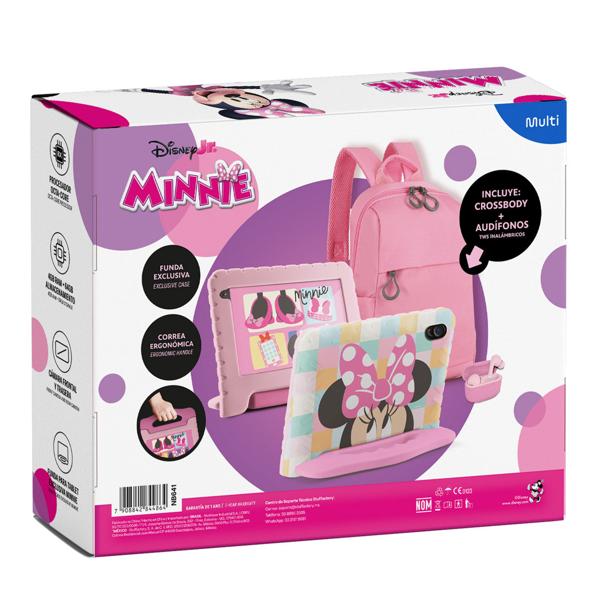 Tableta Combo Crossbody y Audífonos Minnie STF image number null