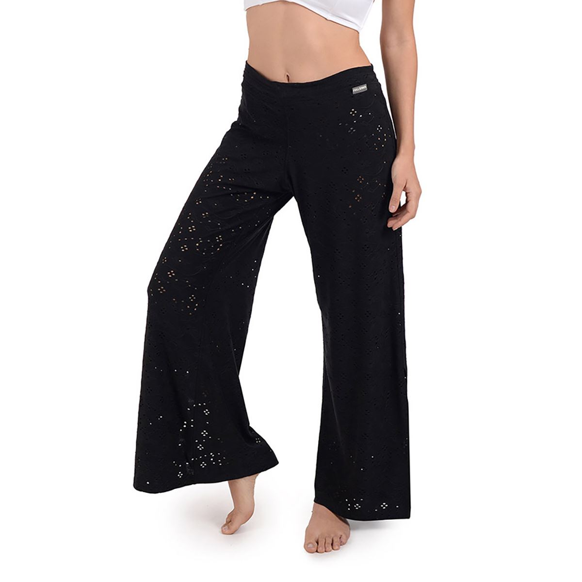 Pantalón/Pareo Mujer Rayón Negro Unitalla image number null