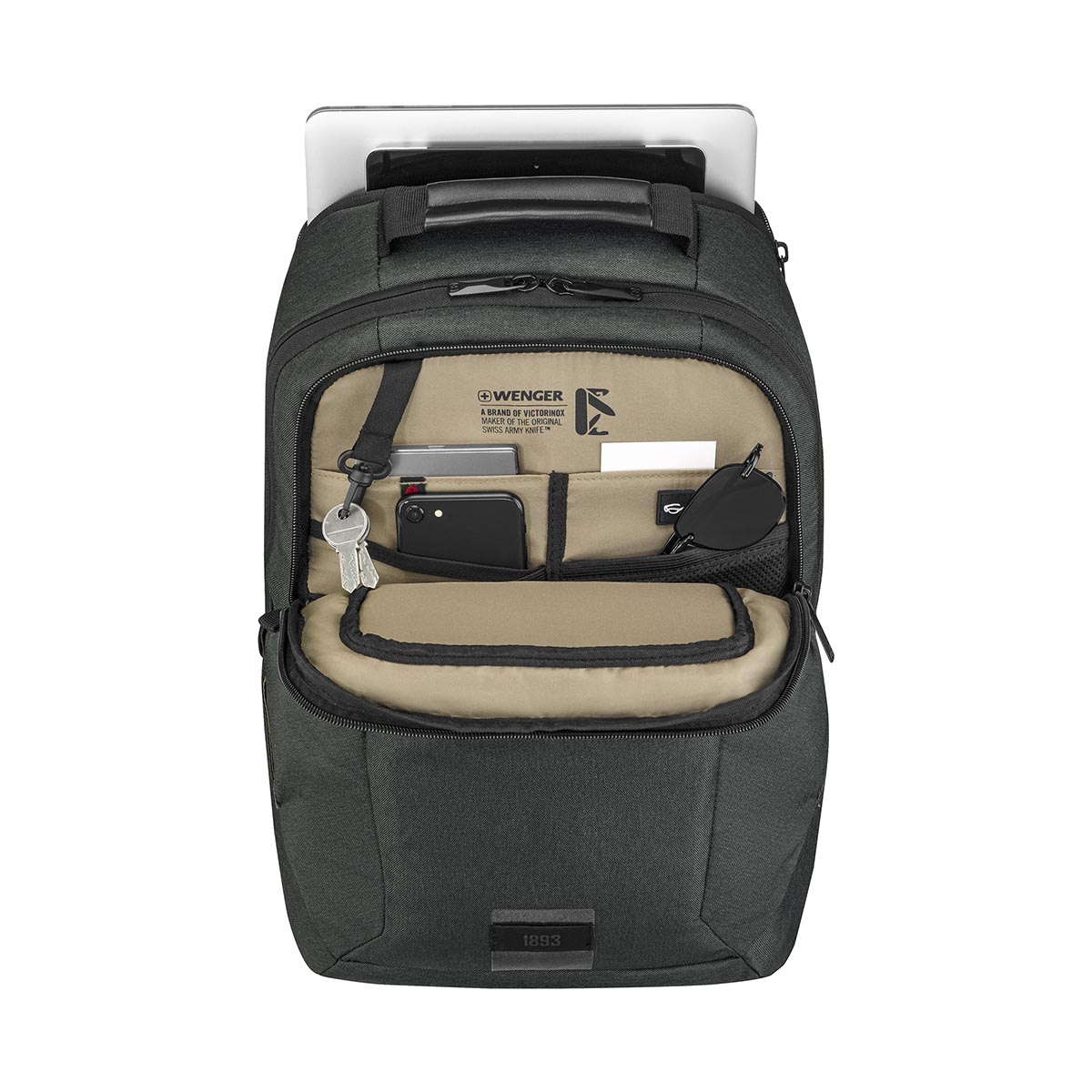 Backpack MX Eco Profesional Carb&oacute;n Wenger image number null